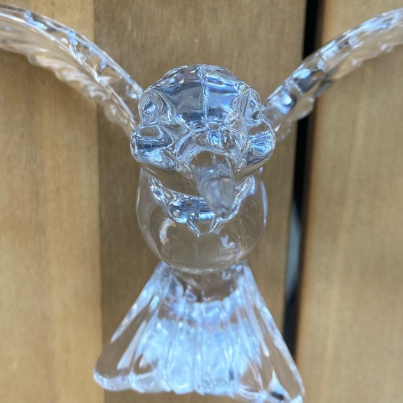 Bohemia Czech Republic 24% Lead Crystal Hummingbird Figurine - Picture 5 of 5